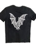 T-Shirt nera con Pipistrello su schiena - Wolli®