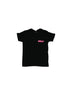 T-shirt nera con scritta fucsia - Wolli®