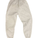 Pantalone tuta felpato grigio mélange chiarissimo - Wolli®