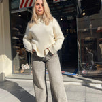 Only jeans grigio a palazzo - Wolli®