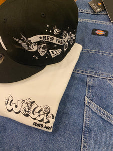 T shirt bianca collab @ Pluto - Wolli®