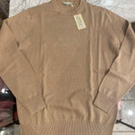 Maglioncino in filo di Filo di Cotone BEIGE STONE WASH