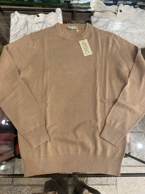 Maglioncino in filo di Filo di Cotone BEIGE STONE WASH
