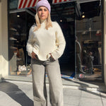 Only jeans grigio a palazzo - Wolli®