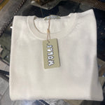 Maglioncino in filo di Filo di Cotone BIANCO