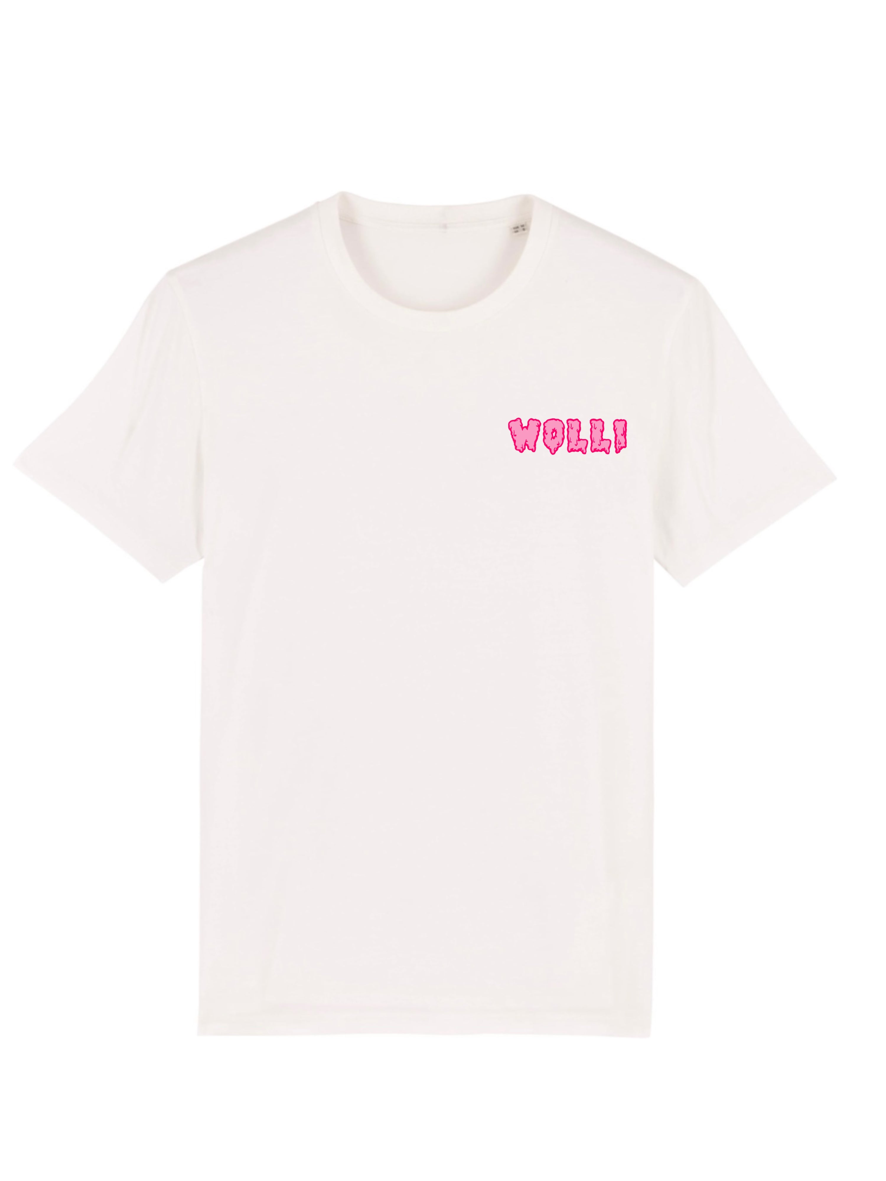 T-shirt OFF-WHITE con scritta FUXIA - Wolli®