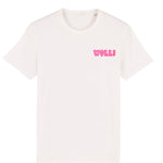 T-shirt OFF-WHITE con scritta FUXIA - Wolli®