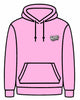 Felpa cappuccio scritta retró ROSA BABY
