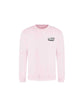 Felpa girocollo BABY PINK scritta Bubble lato cuore - Wolli®