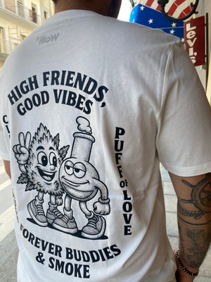 T shirt gangia+bong unisex