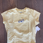 T-shirt OBEY gialla pastello