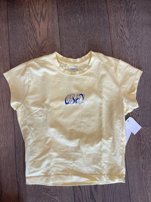 T-shirt OBEY gialla pastello