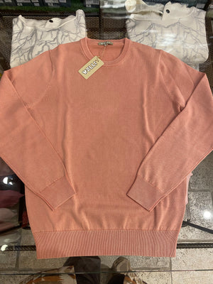 Maglioncino in filo di Filo di Cotone ROSA STONE WASH