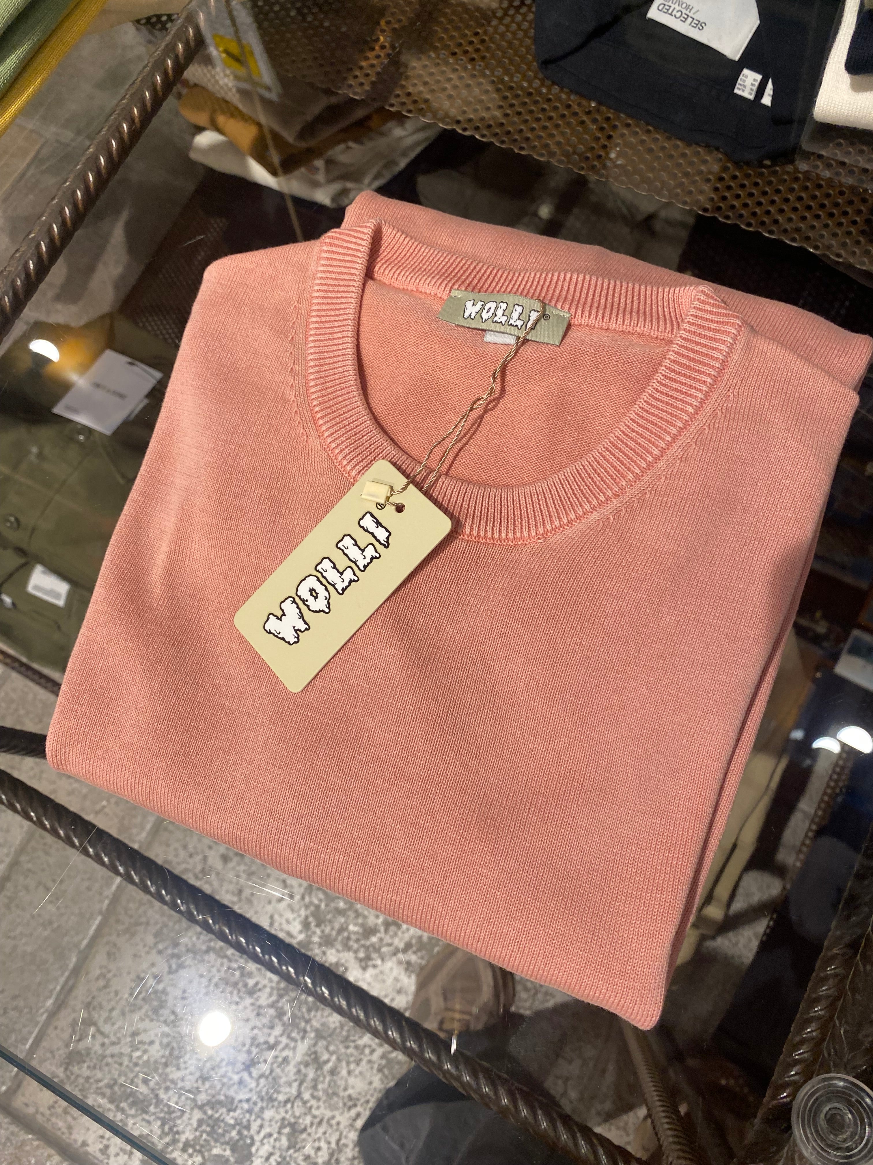 Maglioncino in filo di Filo di Cotone ROSA STONE WASH