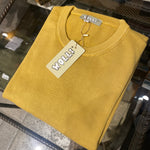 Maglioncino in filo di Filo di Cotone GIALLO STONE WASH