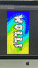 Telo mare onde verde/giallo/blu - Wolli®