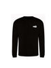 Felpa girocollo NERO scritta Bubble lato cuore - Wolli®