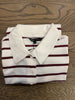 Polo manica lunga Only a righe BORDEAUX