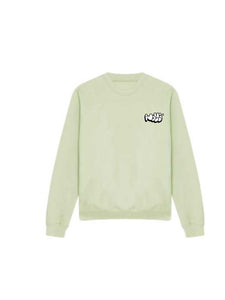 Felpa girocollo PISTACCHIO PCG scritta Bubble lato cuore - Wolli®
