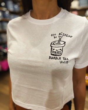 T-shirt donna ho bisogno di un Bubble-Tea - Wolli®