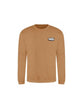 Felpa girocollo CARAMEL LATTE scritta Bubble lato cuore - Wolli®