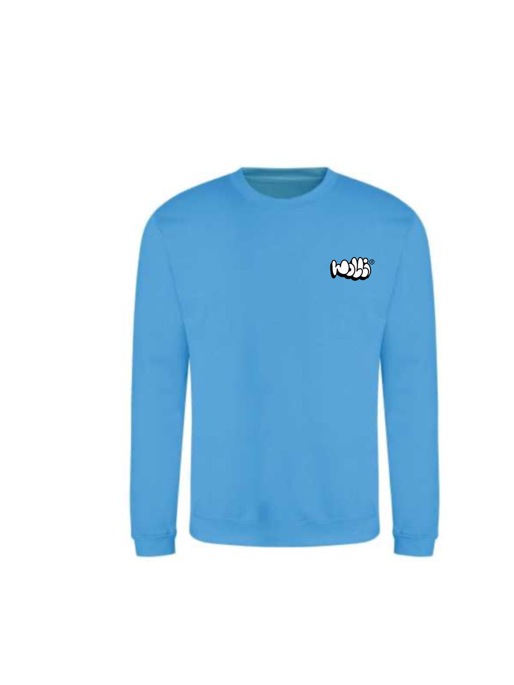 Felpa girocollo HAWAIAN HAW scritta Bubble lato cuore - Wolli®