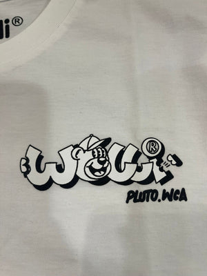 T shirt bianca collab @ Pluto - Wolli®