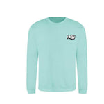 Felpa girocollo TIFFANY scritta Bubble lato cuore - Wolli®