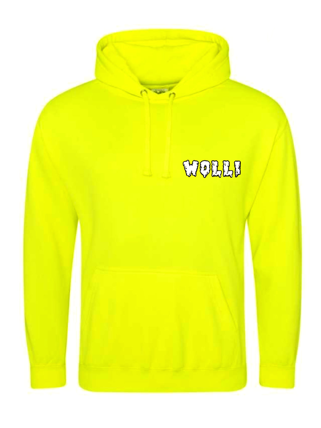 Felpa cappuccio giallo fluo - Wolli®