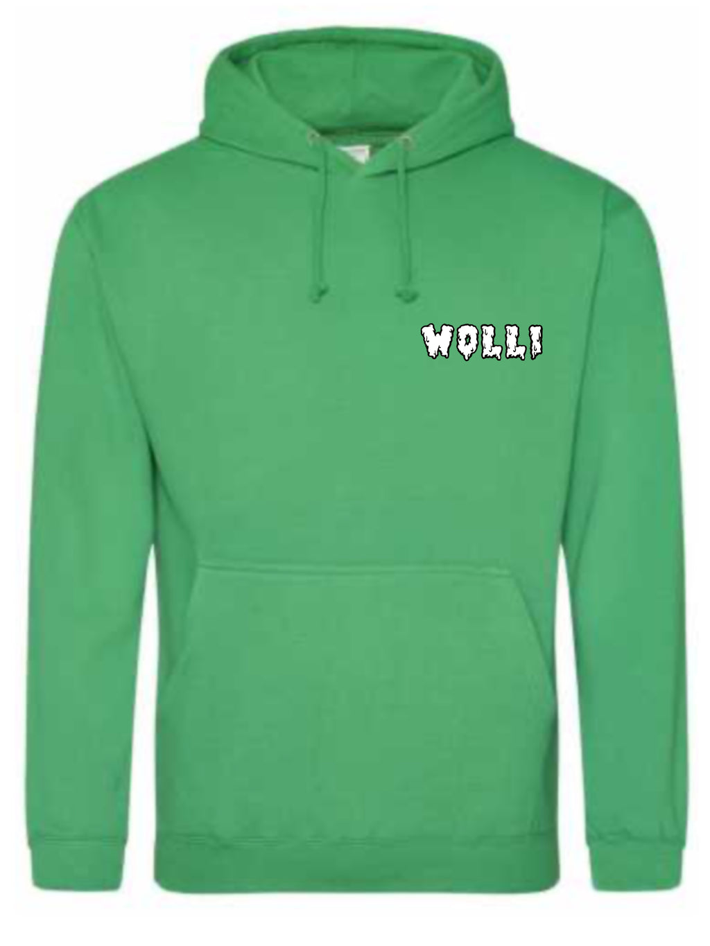 Felpa cappuccio verde bandiera - Wolli®