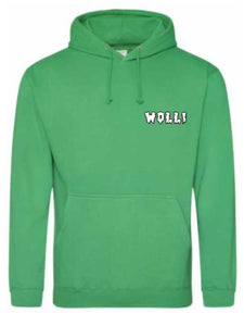 Felpa cappuccio verde bandiera - Wolli®