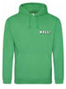 Felpa cappuccio verde bandiera - Wolli®