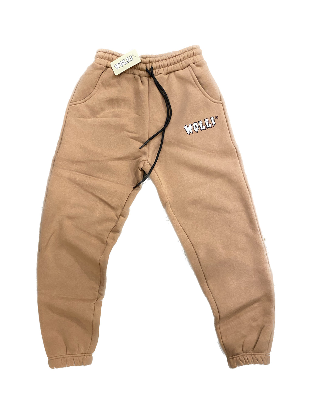 Pantalone tuta felpato cammello - Wolli®