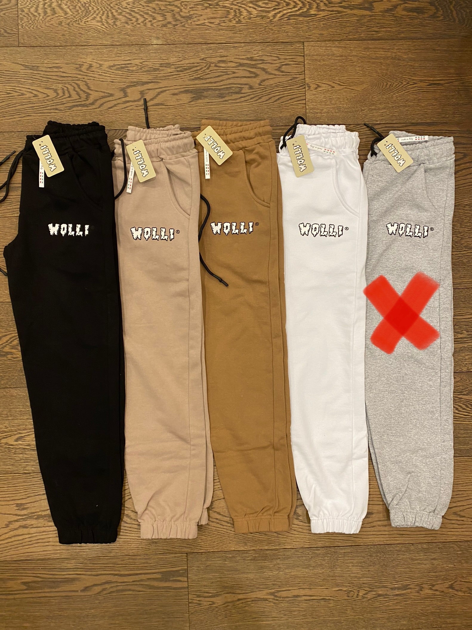 Pantalone tuta leggero grigio mélange - Wolli®