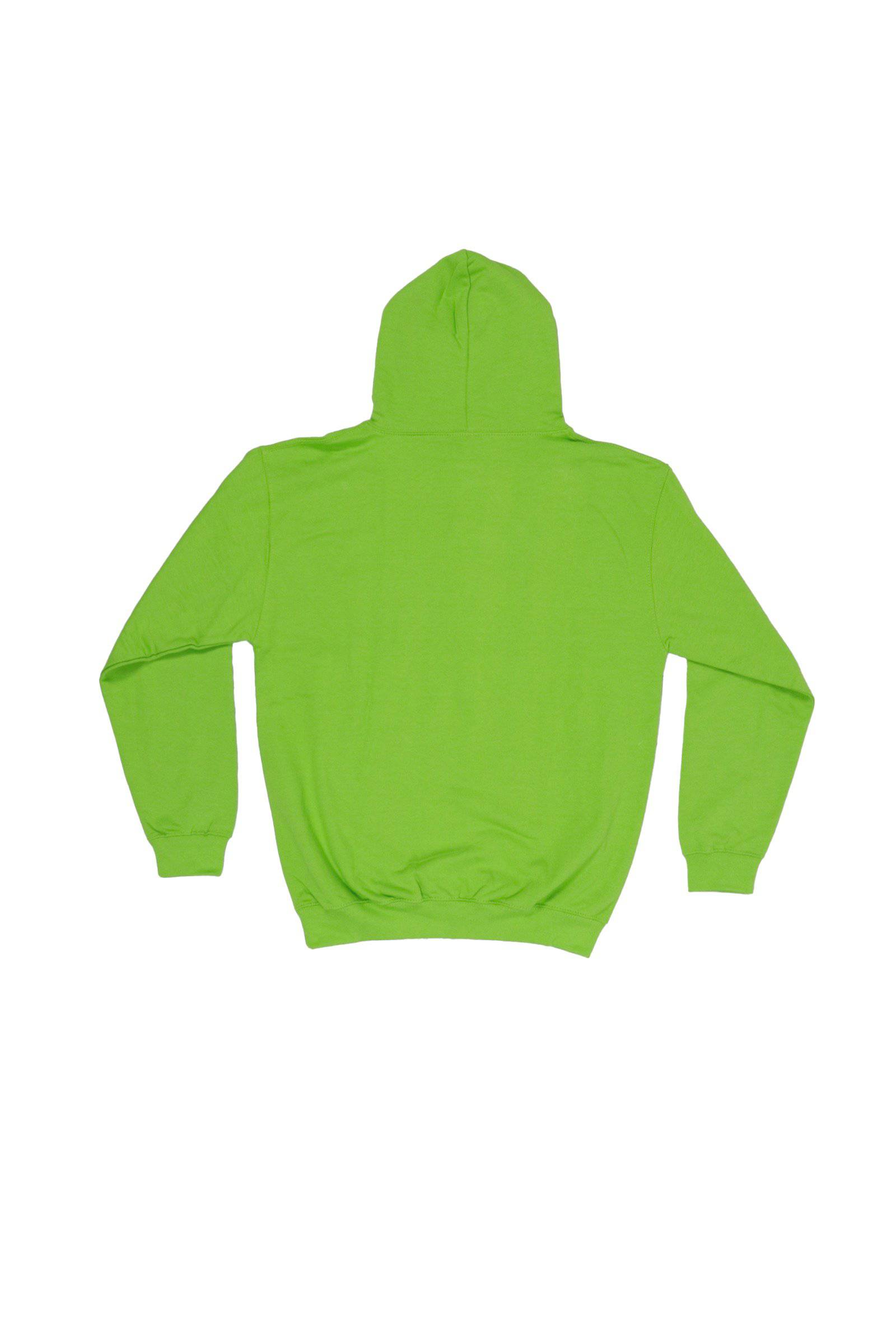 Felpa cappuccio verde prato - Wolli®