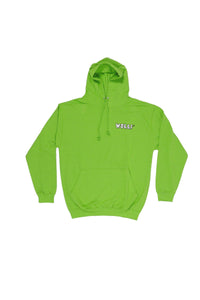 Felpa cappuccio verde prato - Wolli®
