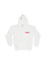 Felpa cappuccio bianco con scritta fucsia - Wolli®