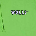 Felpa cappuccio verde fluo - Wolli®