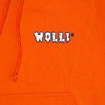 Felpa cappuccio arancio fluo - Wolli®