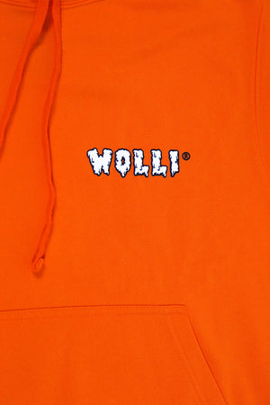 Felpa cappuccio arancio fluo - Wolli®