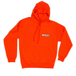 Felpa cappuccio arancio fluo - Wolli®