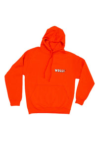Felpa cappuccio arancio fluo - Wolli®