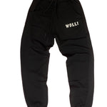 Pantalone tuta sgarzato nero - Wolli®