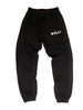 Pantalone tuta sgarzato nero - Wolli®