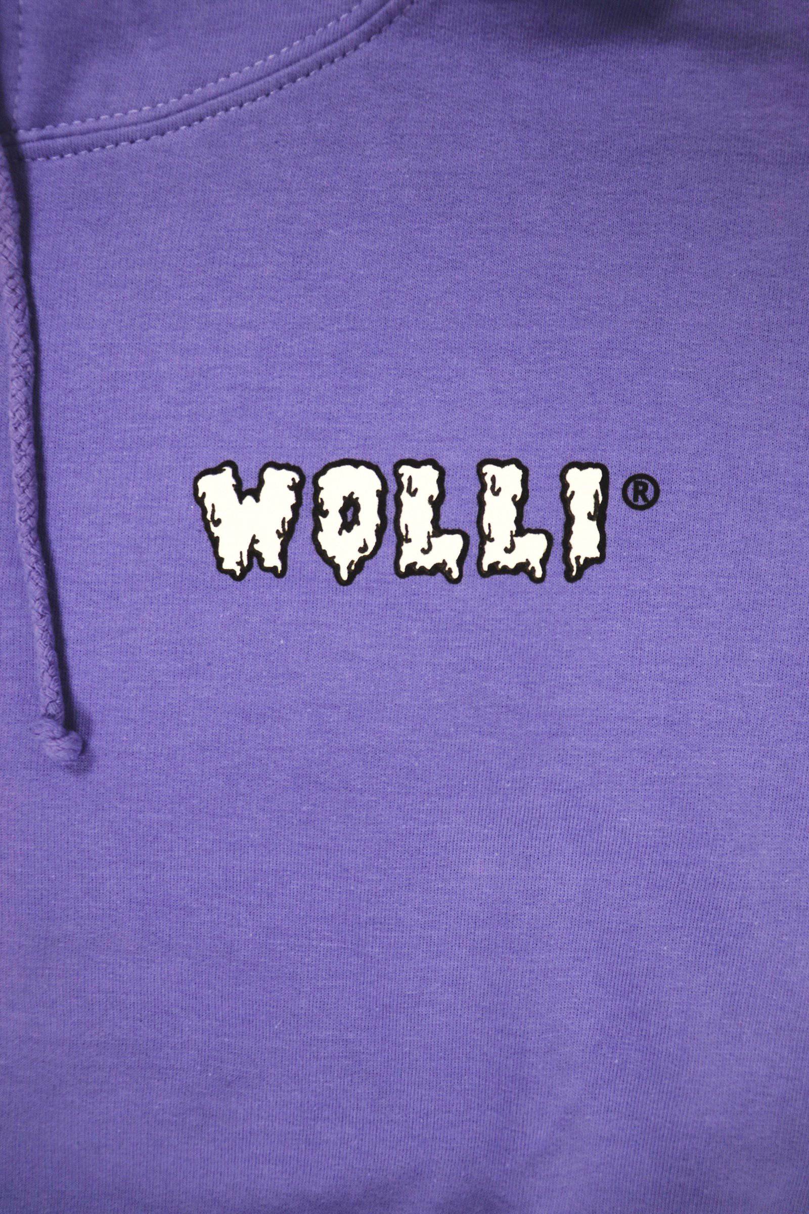 Felpa cappuccio lilla freddo - Wolli®