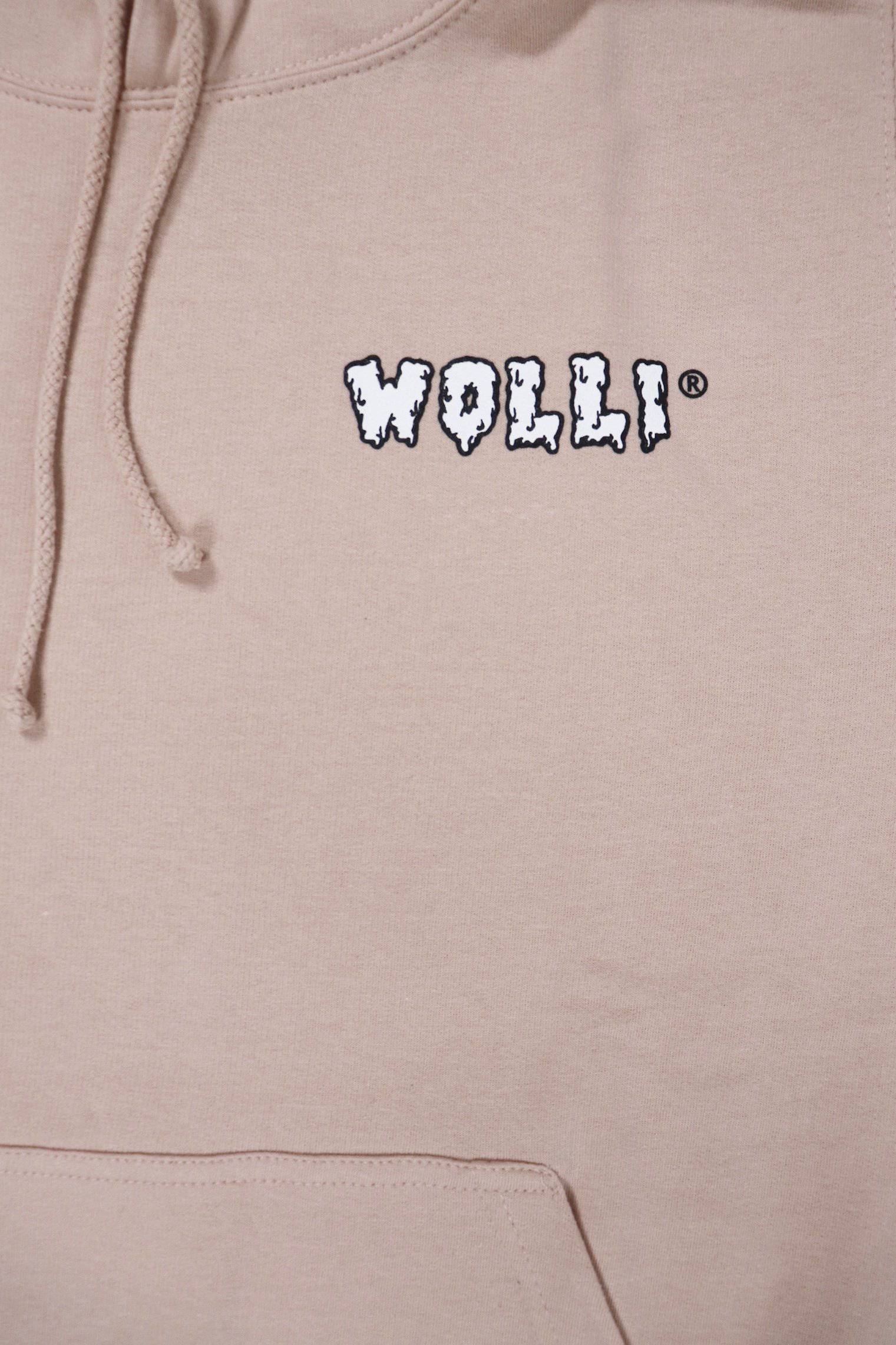 Felpa cappuccio rosa pelle - Wolli®