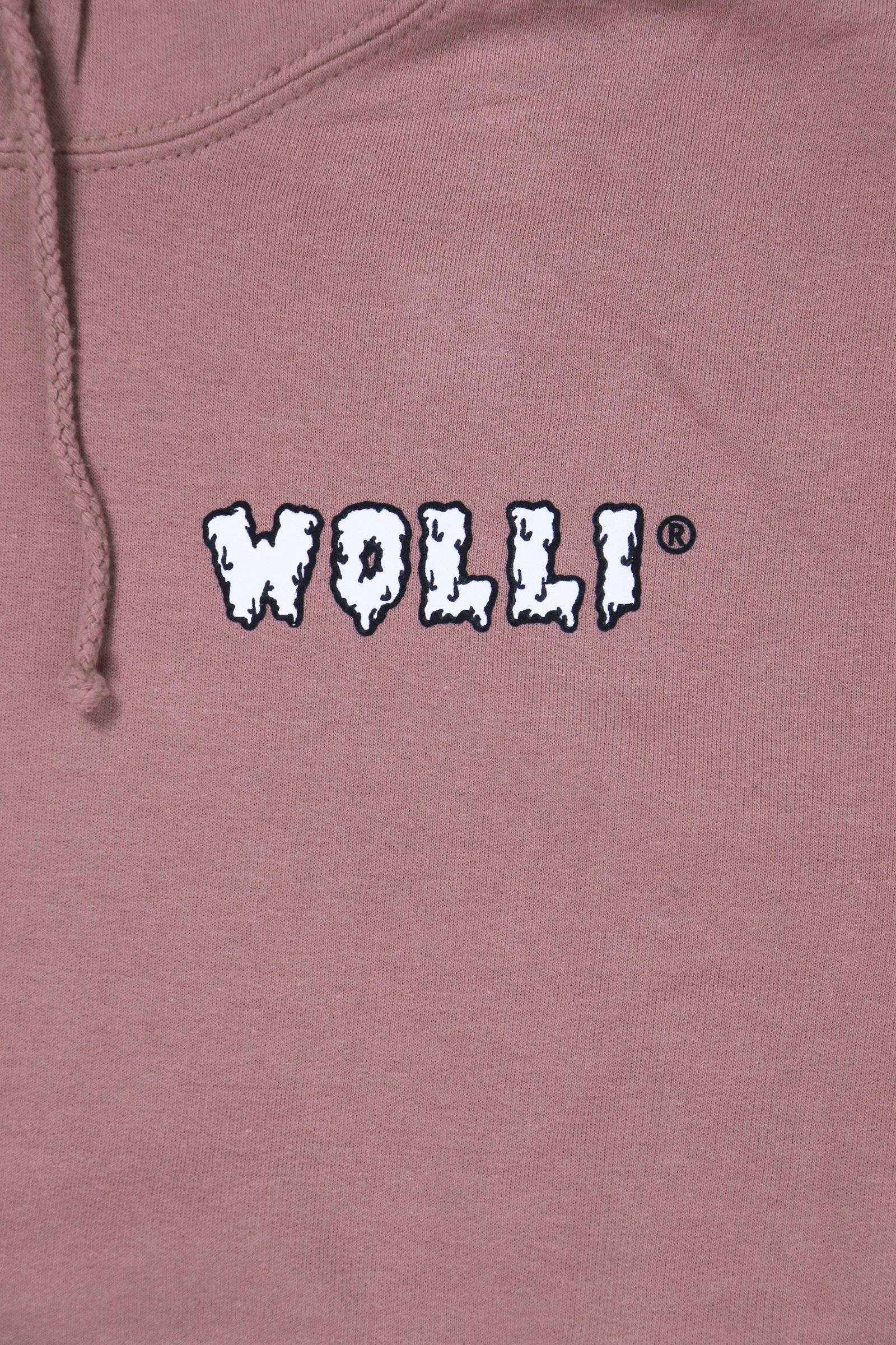 Felpa cappuccio rosa antico - Wolli®