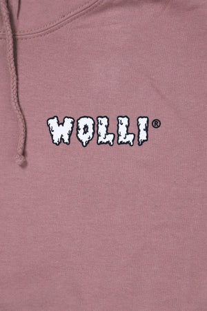 Felpa cappuccio rosa antico - Wolli®