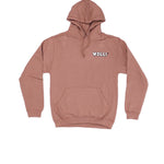 Felpa cappuccio rosa antico - Wolli®
