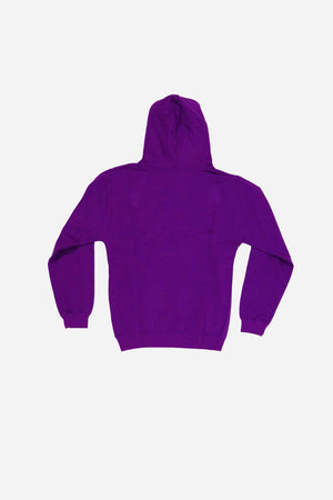 Felpa cappuccio viola scuro - Wolli®